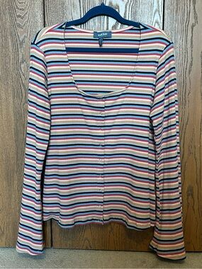 ModCloth-Lost in Love Bell Sleeve Top